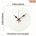 thumbnail image 3 of Wall Clock Decorative - Tea Pot Rustic Shelf Print 2D Vintage Wall Clocks Battery Operated Silent Non-Ticking for Bedroom, Living Room, Kitchen, Office, Classroom, 9.84 Inch, 3 of 7