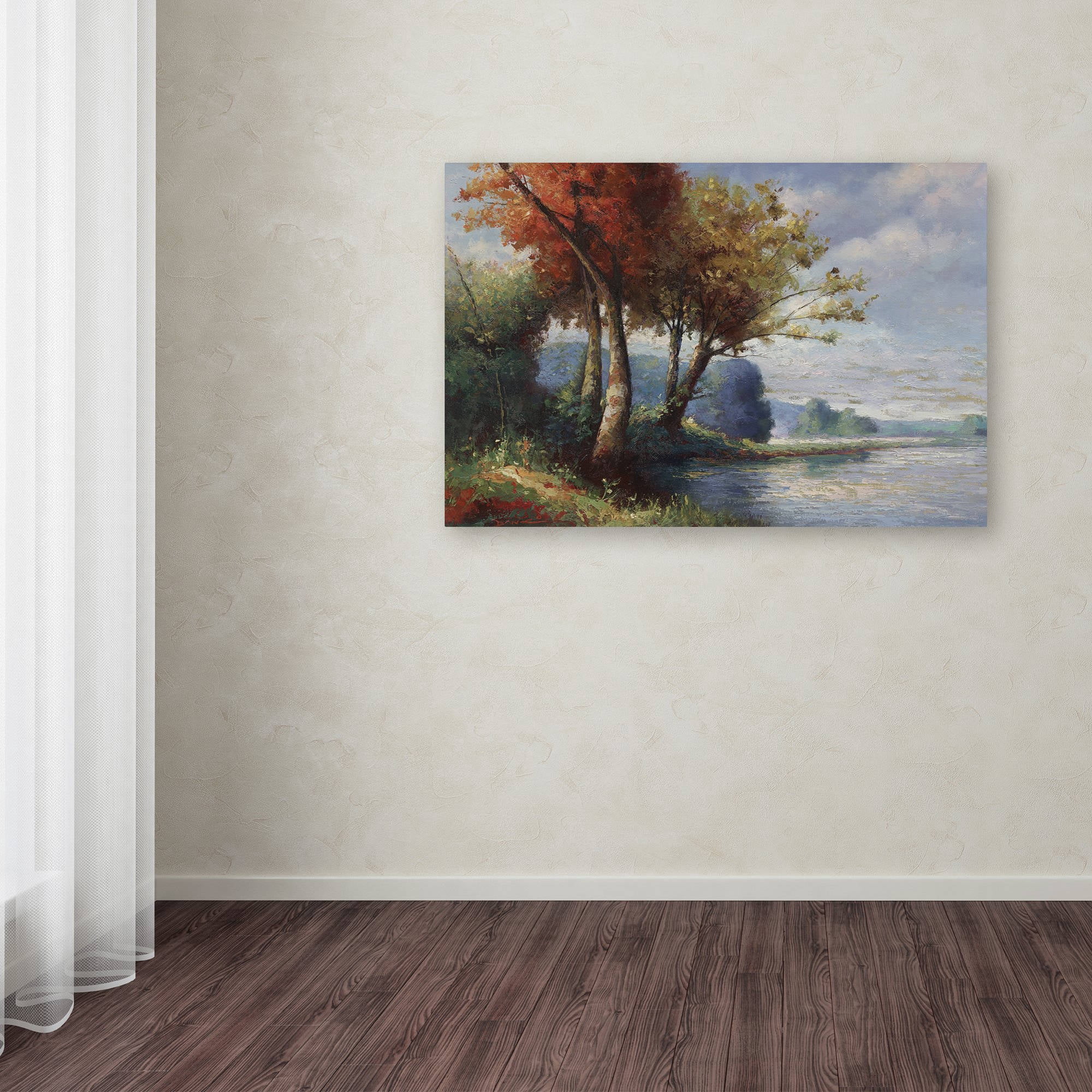 Trademark Fine Art "Corot Tribute" Canvas Art by Daniel Moises
