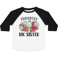 thumbnail image 3 of Inktastic Promoted to Big Sister with Flowers Girls Toddler T-Shirt, 3 of 5