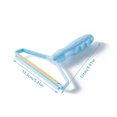 thumbnail image 3 of Lint Remover Portable Dual Sides Anti-rust Hand Type Plastic Portable Clothes Blanket Sweater Fuzz Fabric Shaver Pet Hair Removing Tools Blue, 3 of 8