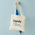 thumbnail image 4 of CafePress - Family Weird People Tote Bag - Unisex Canvas Tote Bag, Beige, 1-Piece, 4 of 6