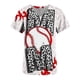 thumbnail image 5 of Blusa elegante de manga corta con cuello en V para mujer, blusa de bolsillo con estampado de uniforme de trabajo OAVQHLG3B Store  lin121212, 5 of 5