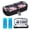 Black Flower, variant on YOUSHARES Insulin Cooler Travel Case - Portable Refrigerated Medicine Case for Insulin Pen, Medication and Diabetic Supplies with 2 TSA Approved Ice Pack (Quicksand Blue)