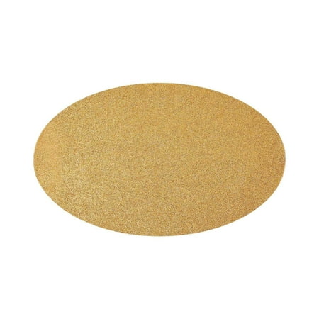 

6 pcs 12 Oval Glittered Faux Leather Placemats Wedding Party Table Decorations