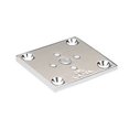 thumbnail image 3 of CRL D695BA Brite Anodized Standard 2" x 2" Base for Post Extrusion, 3 of 3