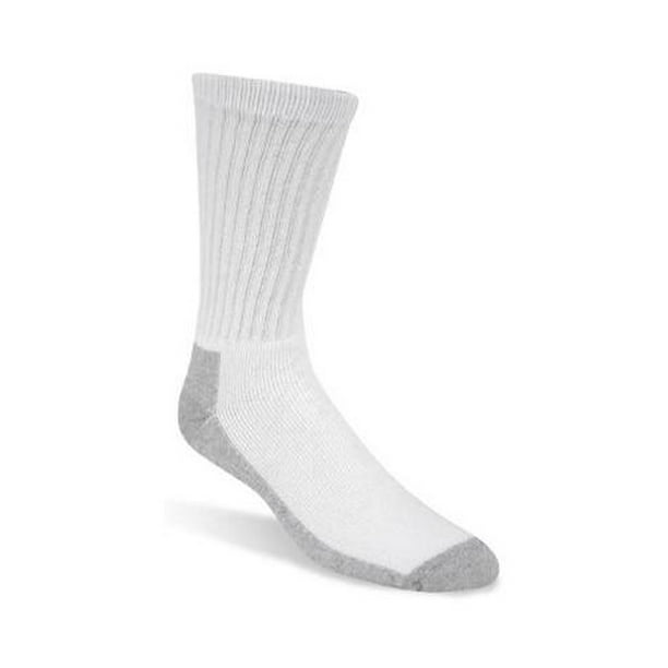 Work Socks, White & Gray, Men's Medium, 3 PK., Wigwam, S1221-44H-MD ...