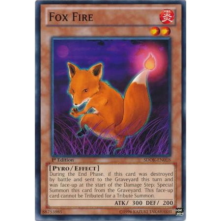 YuGiOh Structure Deck: Onslaught of the Fire Kings Fox Fire