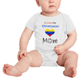 thumbnail image 2 of I Love My Venezuelan Mom Cute Baby Bodysuit Newborn Clothes Outfits (White, 12-18 Months), 2 of 5