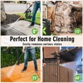 thumbnail image 4 of Vatid 2500 PSI at 2.4 120 V Electric Cold Pressure Washer, Telescopic Handle, 4 of 8