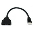 HDMI Splitter Adapter Cable 1 in 2 Out HDMI Male to Dual HDMI Female 1