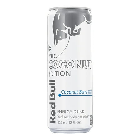 Red Bull Coconut Edition Energy Drink, Coconut Berry, 114mg Caffeine, 12 fl. oz. Can