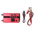thumbnail image 2 of Convertidor inversor de corriente para coche de 600W, 12V a 220V, con pantalla LCD, puerto USB, puertos para encendedor de cigarros, 2 of 8