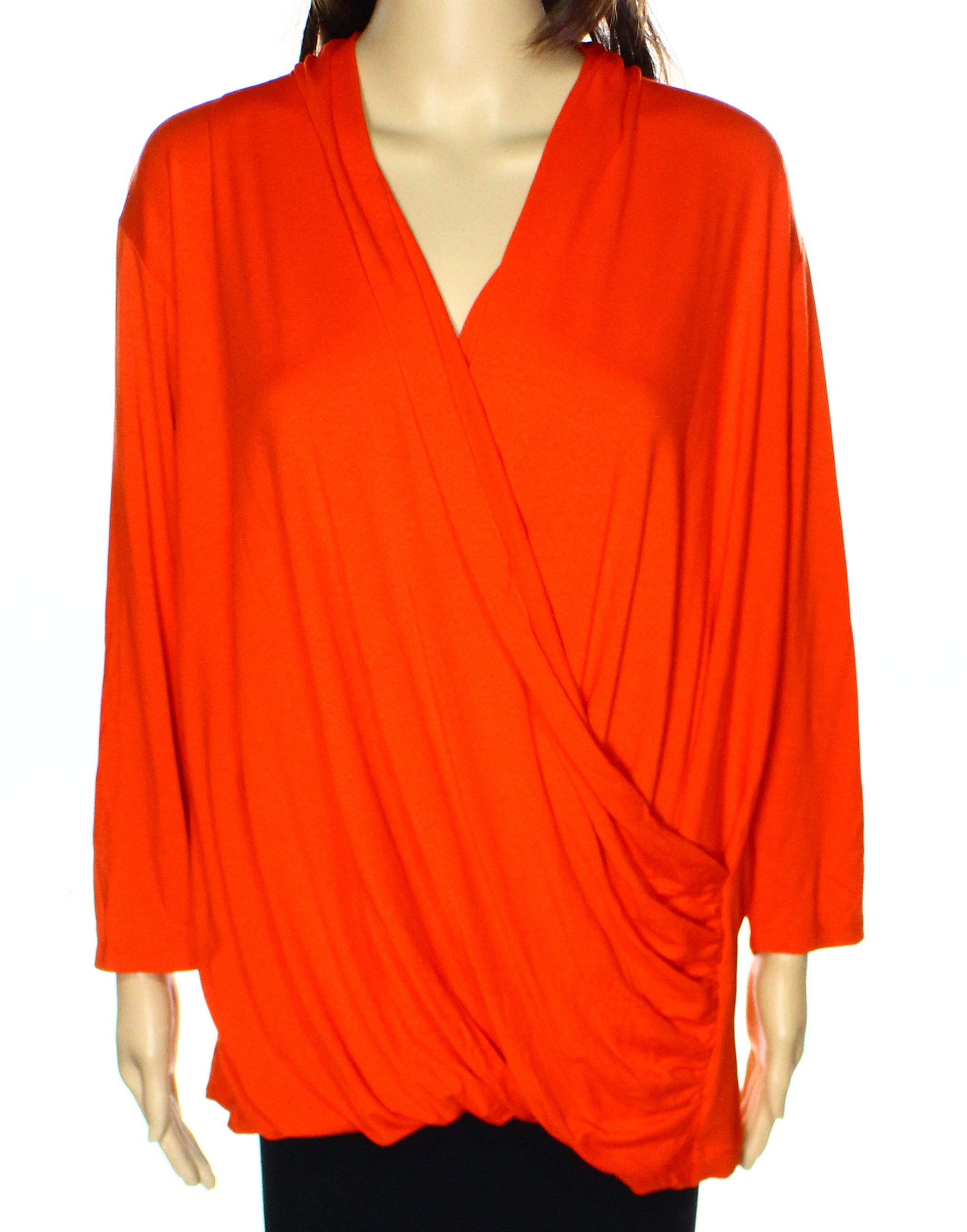 Vince Camuto - Vince Camuto NEW Bright Orange Womens Size 3X Plus ...