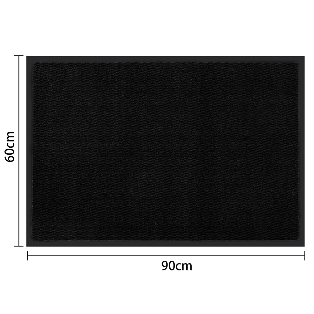 Kepooman Door Mat Indoor Outdoor Floor Mat, 35.5" x 23.5", Non-Slip Absorbent Front Back Doormat Entryway Rugs, Low Profile Resist Dirt Door Mats for Home, Entrance, Garage, Patio, Black Kepooman Door Mat Indoor Outdoor Floor Mat, 35.5" x 23.5", Non-Slip Absorbent Front Back Doormat Entryway Rugs, Low Profile Resist Dirt Door Mats for Home, Entrance, Garage, Patio, Black