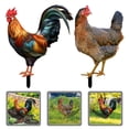 thumbnail image 6 of WEAVILUX Acrylic Stakes, Assorted Color Outdoor Yard Decorations, 2-Piece Set for Lawn and Patio, 6 of 6