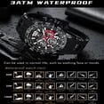 thumbnail image 4 of MINI FOCUS Men Sport Watch Waterproof Quartz Wristwatch Clock With Luminous Silicone Strap, 4 of 7
