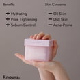 thumbnail image 4 of Knours. Pore Control Resurfacing Exfoliation Pad 175 ml 5.9 fl.oz. (90 count) Pink, 4 of 7