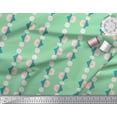 thumbnail image 2 of Soimoi Green Rayon Fabric Geometric Abstract Print Fabric by the Yard 56 Inch Wide, 2 of 3