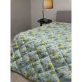 thumbnail image 2 of Tropical Down Alternative Comforter, Natural Theme Exotic Pineapples with Monstera and Banana Leaves, Microfiber Quilt for All Season, 5 Sizes, Dark Blue Green and Orange, by Ambesonne, 2 of 3