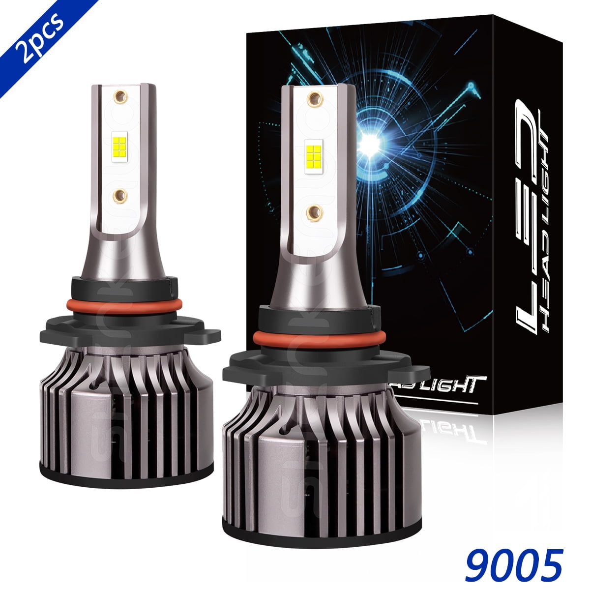 For Hyundai Sonata 2016-2019 LED Headlight Bulb 9005 High Beam