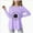 Purple, variant on HCNTES Long Sleeve Shirts Kids Curve Hem Side Slit Soft Tunic Tops Girls Fashion T Shirts 5 14 Years(Purple#@12,13-14 Years)