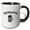Black/White, variant on 3drose, Brewmaster, 11oz Two-tone Black Mug