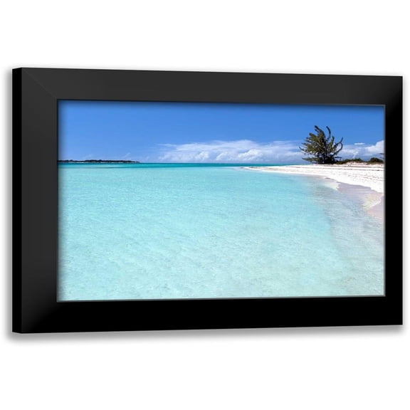 Malvin, Larry 14x11 Black Modern Framed Museum Art Print Titled - Beach Delliscay