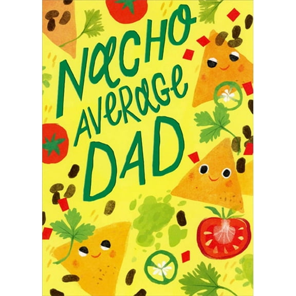 RSVP Nacho Average Dad Juvenile Humorous / Funny Father's Day Card from Us: Kids: Children