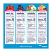 (4 pack) Pedialyte Electrolyte Powder, Variety Pack: Grape, Strawberry, Fruit Punch, and Apple, 8 Powder Packets