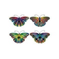 thumbnail image 2 of 4PCS Iron Butterfly Wall Decoration, Rural Style 3D Relief Multicolor Wrought Iron Craft, Wall Hanging for Living Room Background Wall Entryway Courtyard Home Office Decor Gift Favors, 2 of 6