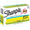 thumbnail image 2 of wqlpp-Pocket Highlighters, Narrow Chisel Tip, Yellow, 12 Count, 2 of 4