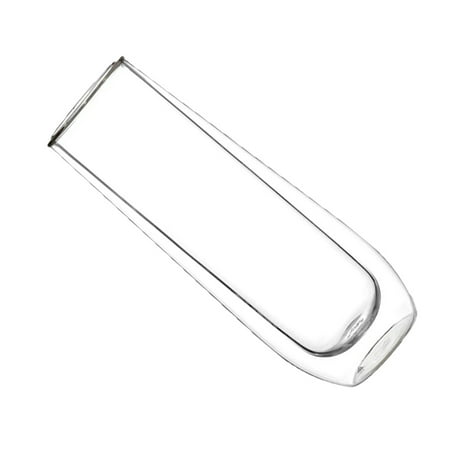 

Thermal Insulated Coffee Champagne Glass Clear Transparent for Juice/Milk/Tea 101~200 ML