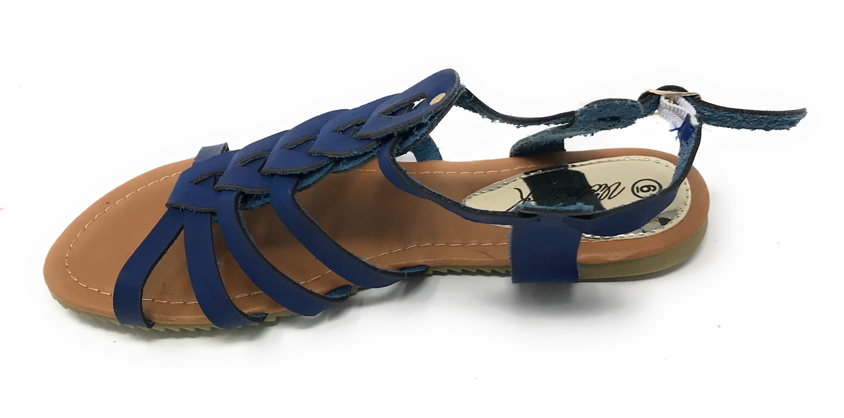 Victoria K Women's Gladiator Multi Loops Braid Sandals