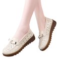 thumbnail image 3 of Sngxgn Women’s Ballet Flat Flats Shoes Comfortable Slip On Dress Shoes(Beige,40), 3 of 8