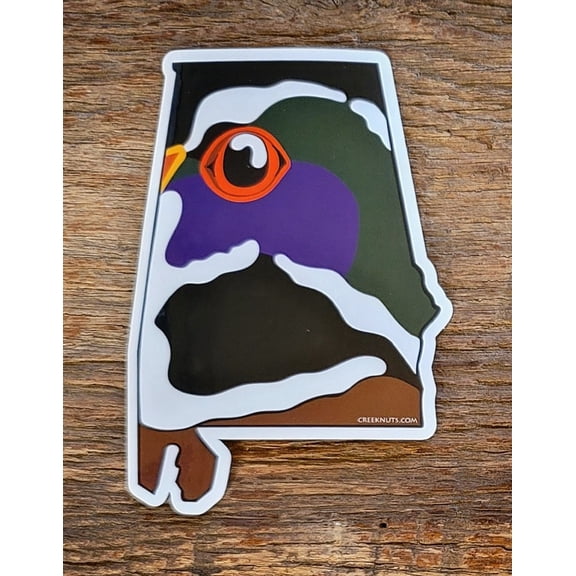 Alabama Wood Duck Skin Sticker Decal