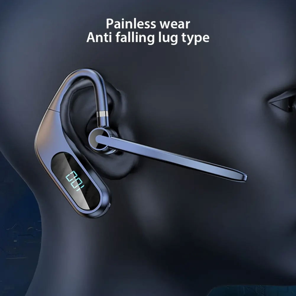 Ear-hook Wireless Earphone for Google Pixel 8a/6a/6 Pro - Headphone Boom Mic Handsfree Single Headset Over The Ear