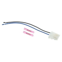 Unique Bargains Electric Fan Pigtail Harness Fan Cooling Connector Pigtail Wiring Plastic Black 1 Set