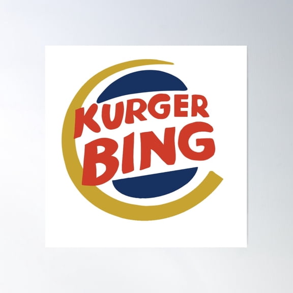 Kurger Bing Poster Wall Art, Modern Wall Decor For Living Room Bedroom, 8x12 UNFRAMED