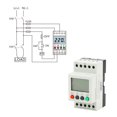 thumbnail image 4 of Kenally Protector de bajo voltaje monofásico AC DC bomba de ventilador de aire acondicionado relé de protección ajustable para riel de guía de 35mm Herramientas eléctricas SVR1000/AD220 Kenally TO007993-02, 4 of 6