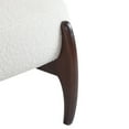 thumbnail image 5 of Briar Modern Boucle Upholstery Accent Chair with Solid Wood Frame, Beige, Set of 2, 5 of 8