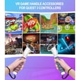 thumbnail image 5 of 3 in 1 Handle Attachments for Meta Quest 3 Controller Grips Accessories, VR Handle Extender Extension Grips for Oculus Quest 3 Beat Saber, Golf Club, Gorilla Tag Long Arms, Rowing Crew White, 5 of 7
