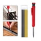 thumbnail image 1 of Lápices de carpintero para construcción, rotulador de agujeros profundos, rotuladores de punta larga, rotuladores de grasa, de , 1 lápiz 6 derivaciones perfecl rotuladores de agujeros profundos, 1 of 8