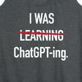 thumbnail image 3 of Instant Message - I Was Learning Chatgpting - Women's Racerback Tank Top, 3 of 6