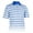 White/Navy, variant on Monterey Club Men's Playoff Stripe Texture Golf Polo Shirt #3602