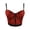 #0028-Multicolor, variant on Women's Spaghetti Straps PU Leather Bustier Crop Top PU Leather Bustier Crop Top Gothic Punk Push Up Women's Corset Top Bra Gift
