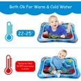 thumbnail image 4 of PANuYIN Tummy Time Mat Premium Baby Water Play Mat for Infants and Toddlers Baby Toys for 3 to 24 Months, Strengthen Your Baby's Muscles, Portable, 4 of 5