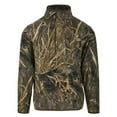 thumbnail image 2 of Drake Waterfowl MST Camo Camp Fleece 1/4 Placket Pullover, 2 of 3