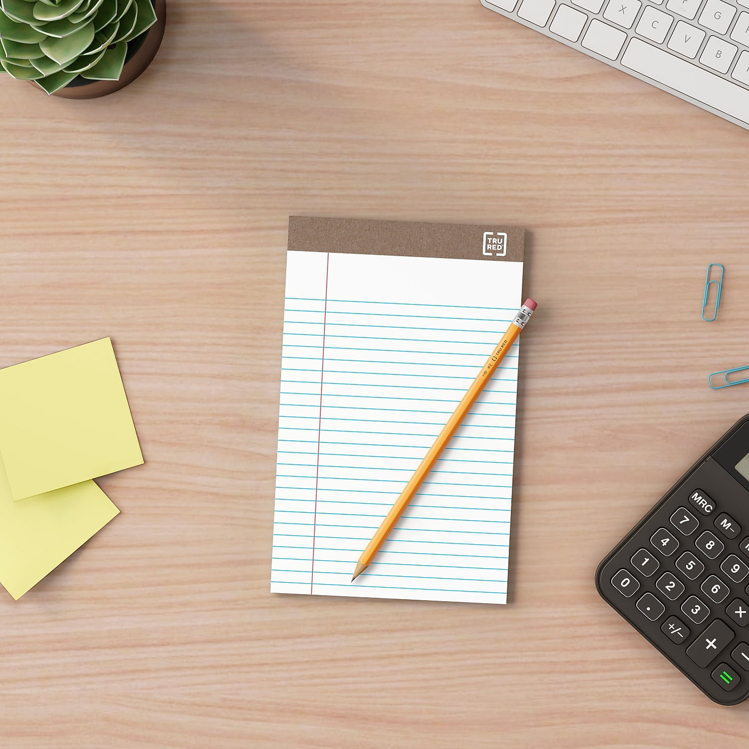 MyOfficeInnovations Notepads 5" x 8" Narrow White 50 Sheets/Pad 12 Pads/PK (18592STP) 491461