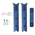 thumbnail image 1 of Colaxi Support de Canne à Pêche 2 Tubes, Réglable Robuste, Portable avec Vis de Montage pour Garage Rangement Bateau Kayak Bleu, 1 of 8