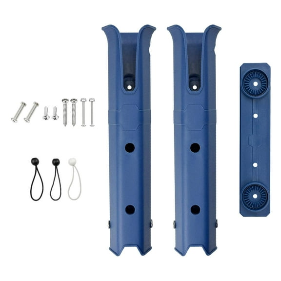 GARENDE 2 Tube Fishing Rod Holder Bracket 2 Rack Fishing Rod Holder for Trailer blue